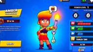 Amber dominates the battlefield with her orbiting flames (Image via Supercell)